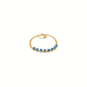 Multiple Evil Eye Gold Plated Bracelet
