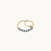 Multiple Evil Eye Gold Plated Bracelet