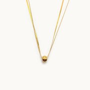 Prism Spark Gold Plated Necklace