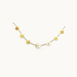 Enchanted Bloom Gold Plated Necklace