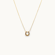 Blooming Halo Gold Plated Necklace