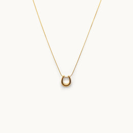 Blooming Halo Gold Plated Necklace