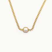 Celestial Duo Gold Plated Necklace