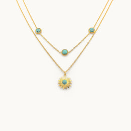 Whispering Glow Gold Plated Necklace