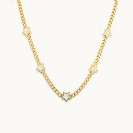 Bonded Star Gold Plated Necklace