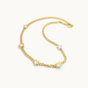 Bonded Star Gold Plated Necklace
