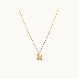 Starlit Lustre Gold Plated Necklace