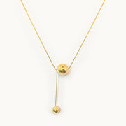 Gleaming Lustre Gold Plated Necklace
