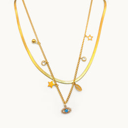 Enchanted Infinity Gold Plated Necklace