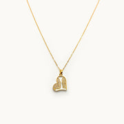 Twilight Hearts Gold Plated Necklace