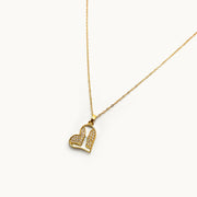 Twilight Hearts Gold Plated Necklace