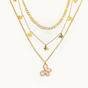Opulent Butterfly Gold Plated Necklace
