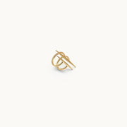 Dual Horizon Gold Plated Ring