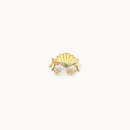 Celestial Tide Gold Plated Ring