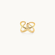 Radiant Arms Gold Plated Ring