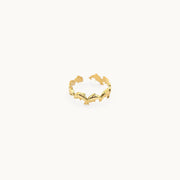 Dolphin Dance Gold plated Ring