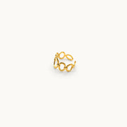 Auric Loops Gold Plated Ring