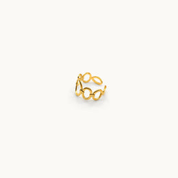 Auric Loops Gold Plated Ring