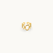 Auric Loops Gold Plated Ring
